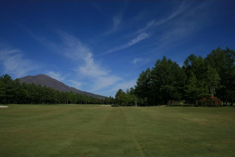 草津カントリークラブのコース風景