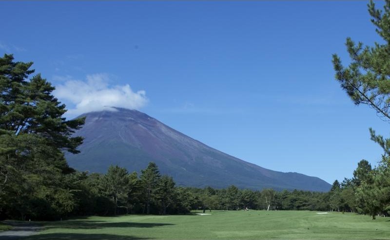 富士ゴルフコースのコース風景