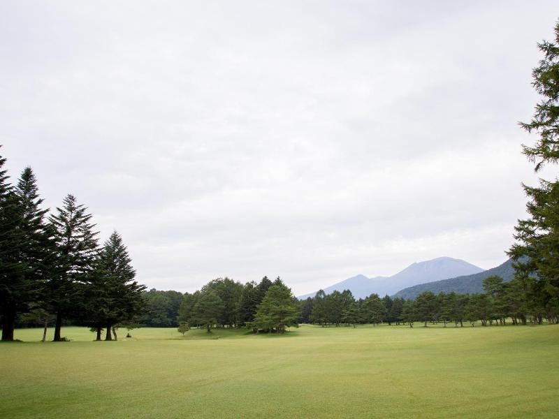 晴山ゴルフ場のコース全景