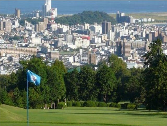 宮島カンツリー倶楽部のコース全景