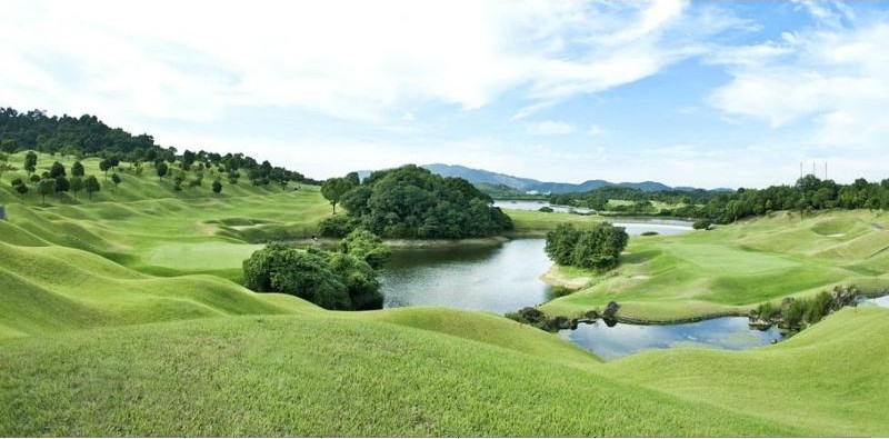 プリンスゴルフクラブのコース風景