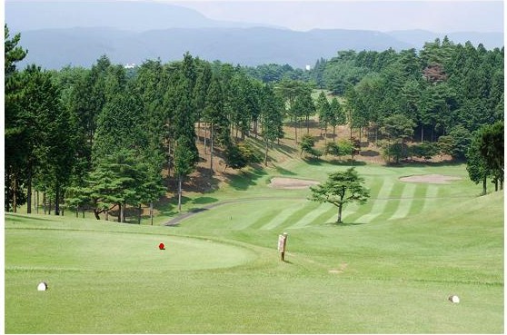 矢板カントリークラブのコース風景