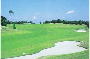長南カントリークラブのグリーン周り