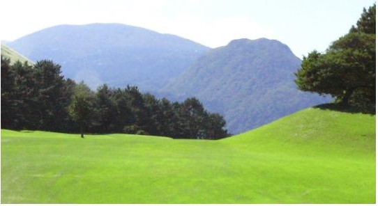 ゴールド川奈カントリークラブのコース風景