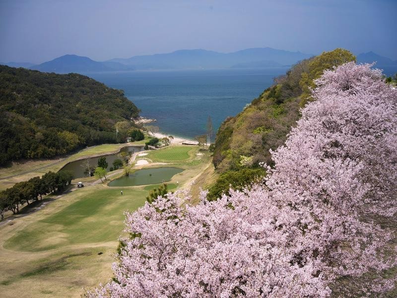 志度カントリークラブのコース風景