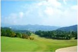 道後ゴルフ倶楽部のコース風景